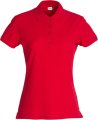 Dames Polo Clique Basic 028231 Rood